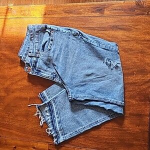 Maurices Edgley stretch High Rise Straight cropped size 14